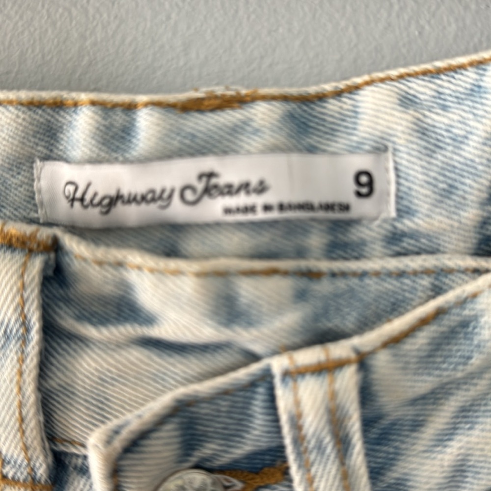 Highway Stressed Wide Legs Jeans 9 - Picture 4 of 4